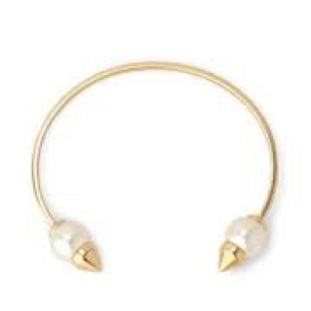 Stella & Dot Pearl Spike Cuff